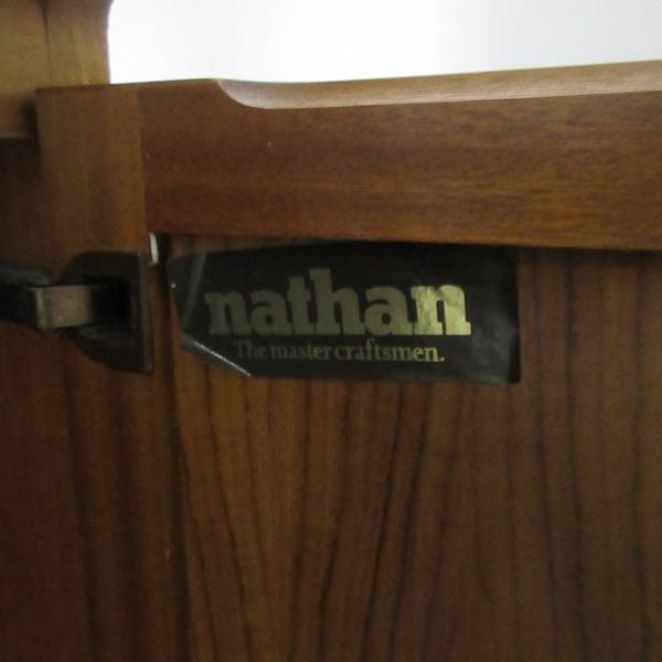 イギリス ビンテージ 家具 Nathan キャビネット 食器棚 英国 6154e