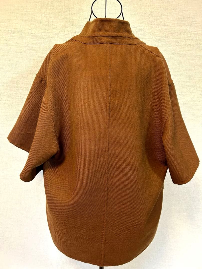 【美品】Ameri VINTAGE リバーシブルポンチョ・ケープコート