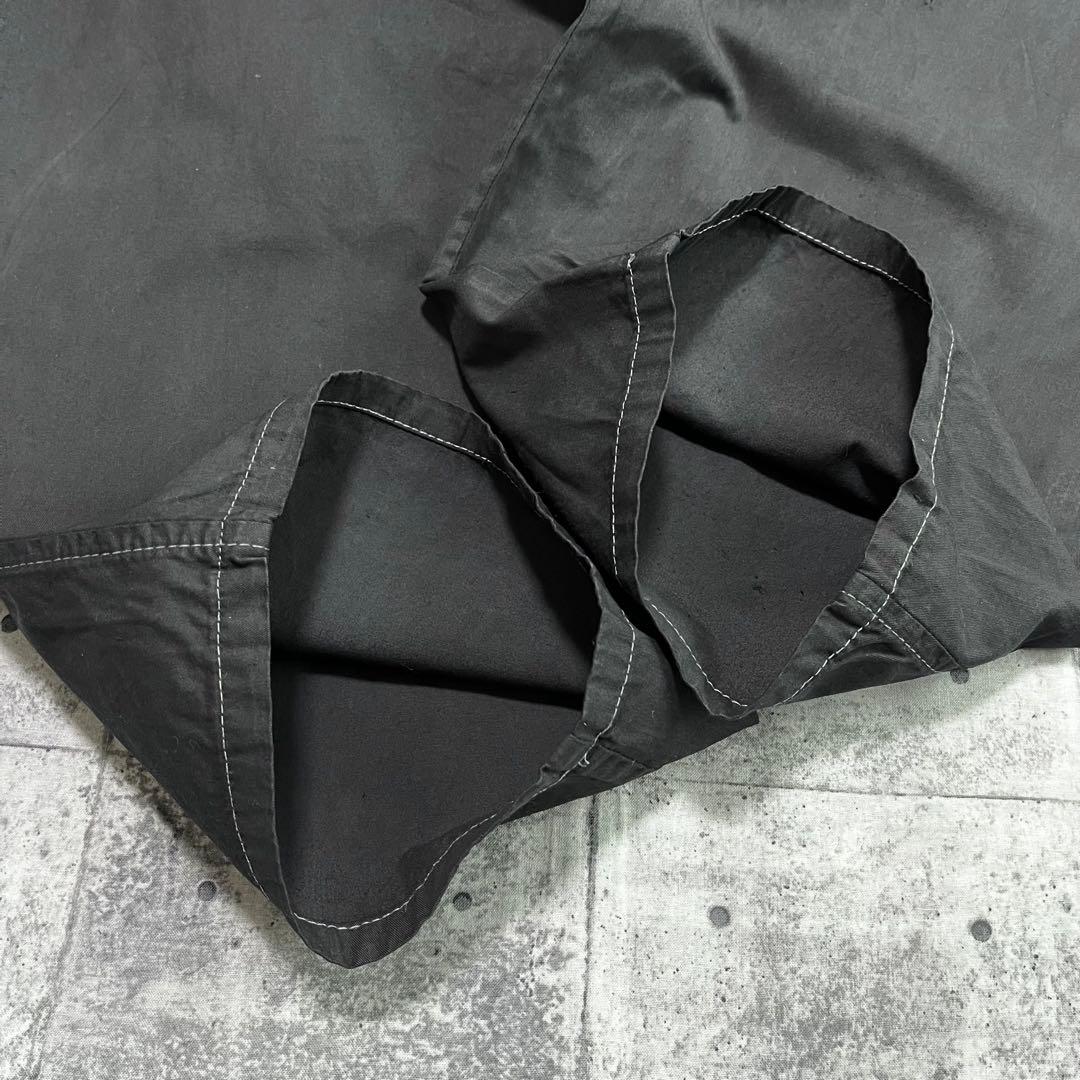 80s POLOラルフローレン ポロチノ 旧タグ USA製 タック ブラック後染