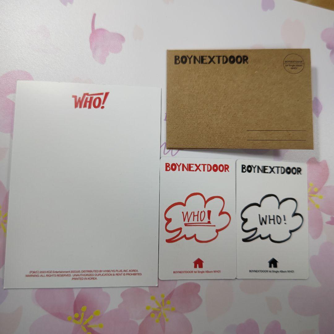 BOY NEXT DOOR　プロモアルバム　非売品　サイン入り　WHO！　レア