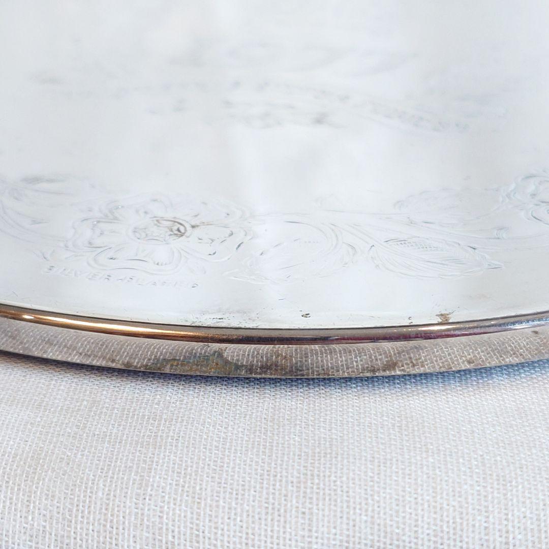 シルバーポットスタンド　ティーマット　プレイスマット　トリベット　エリザベス女王