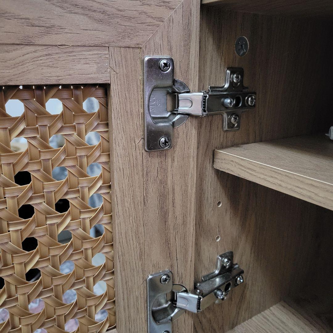 【美品】ラタン調 テレビ台 幅90cm