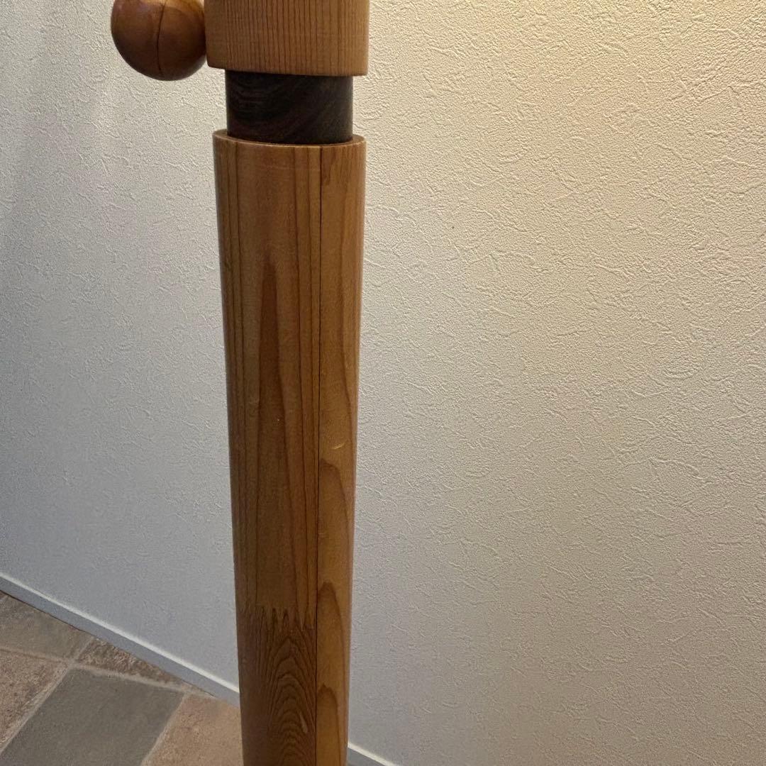 木製　アンティーク　フロアスタンド　フロアライト　間接照明