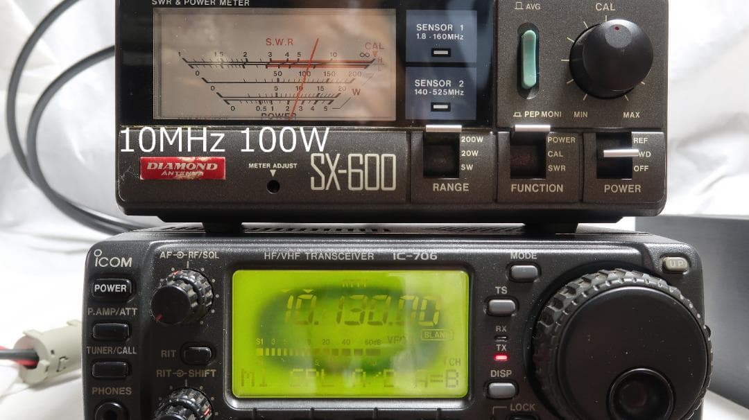 ICOM IC-706 HF/50MHz/144MHz オールモードハイパワー機