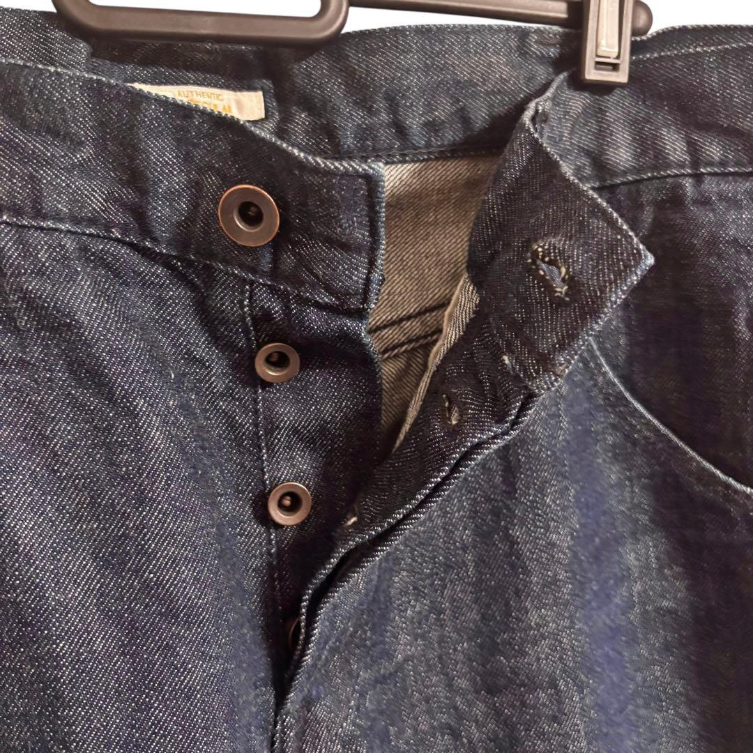 【未使用保管品】　ブルーナボイン　ピーターパンツ　デニム　赤耳　ボタンフライ