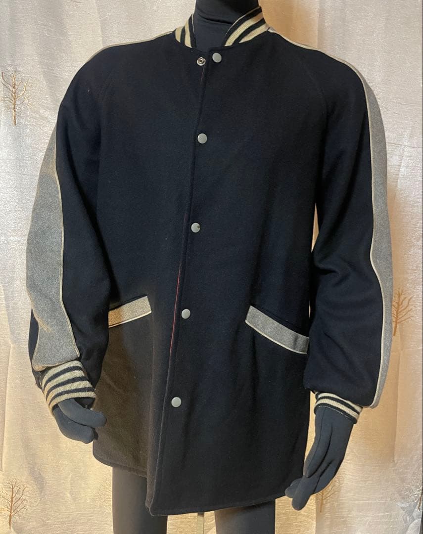 50's リバーシブル　ロングスタジャン　ファラオ　Aブラック×Bレッド