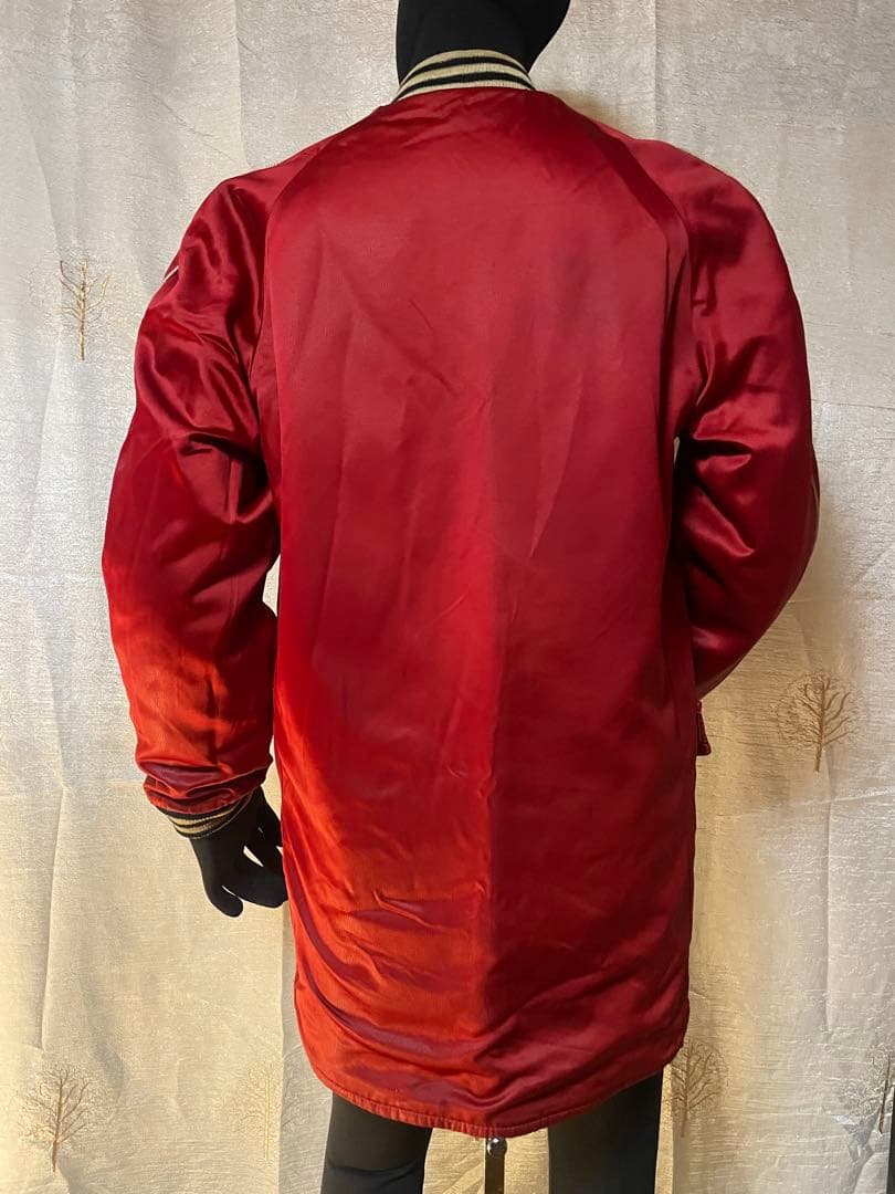 50's リバーシブル　ロングスタジャン　ファラオ　Aブラック×Bレッド