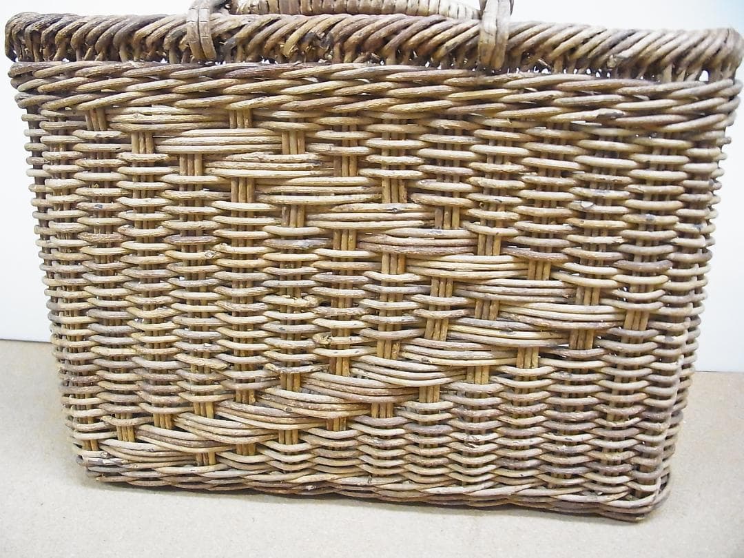 あけび　籠　状態良好　かご　手上げ　買い物　おでかけ