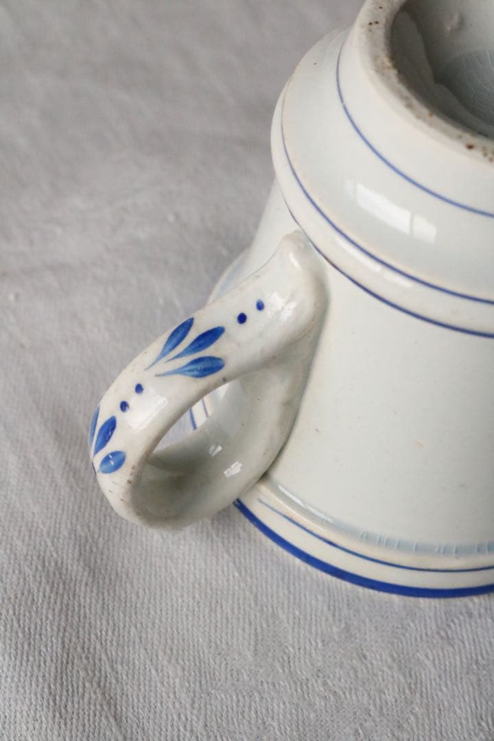 creil et montereau ブルー　カップ　ファイアンス フィーヌ