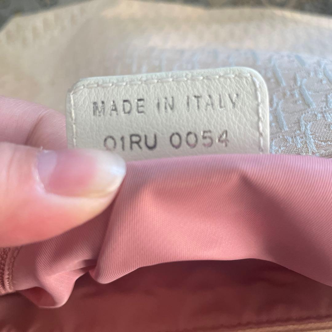 Dior ピンク トロッター　ショルダーバッグ　ディオール　メッセンジャーバッグ