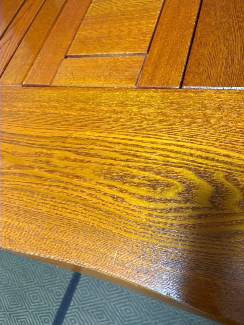 値下げ❗️取りに来て頂ける方限定‼️囲炉裏式　木製アンティーク　ダイニングテーブル