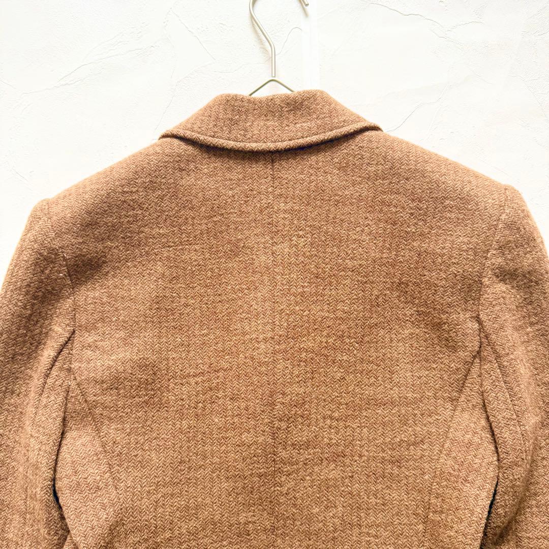 ラルフローレン　ウールテーラードジャケット　ヘリンボーン　キツネボタン　総裏地