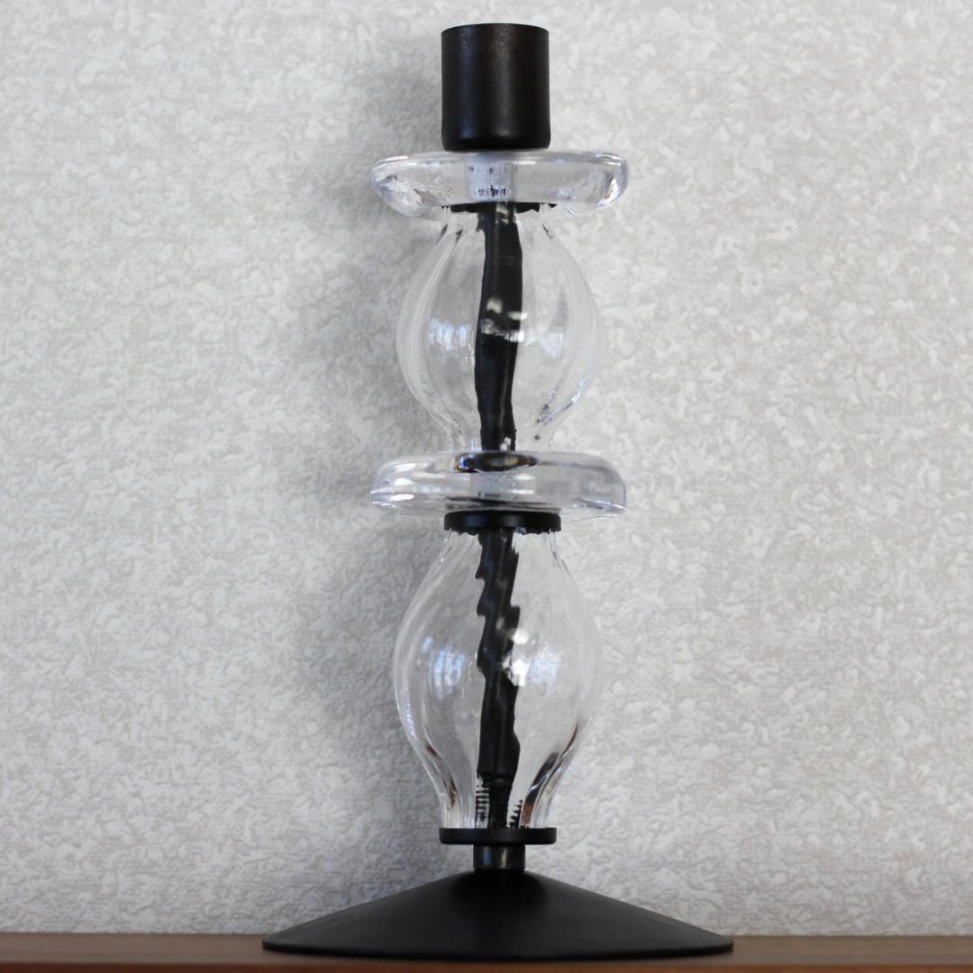 【美品・刻印】エリックホグラン　キャンドルホルダー オニオン型　2個セット