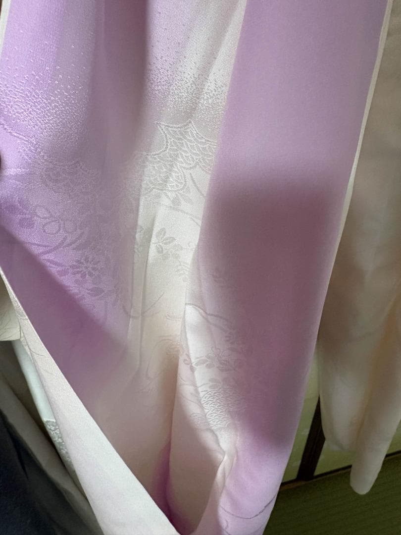 振袖・長襦袢・袴の３点セット　大学生　卒業式　成人式　正絹トールサイズぽっちゃり