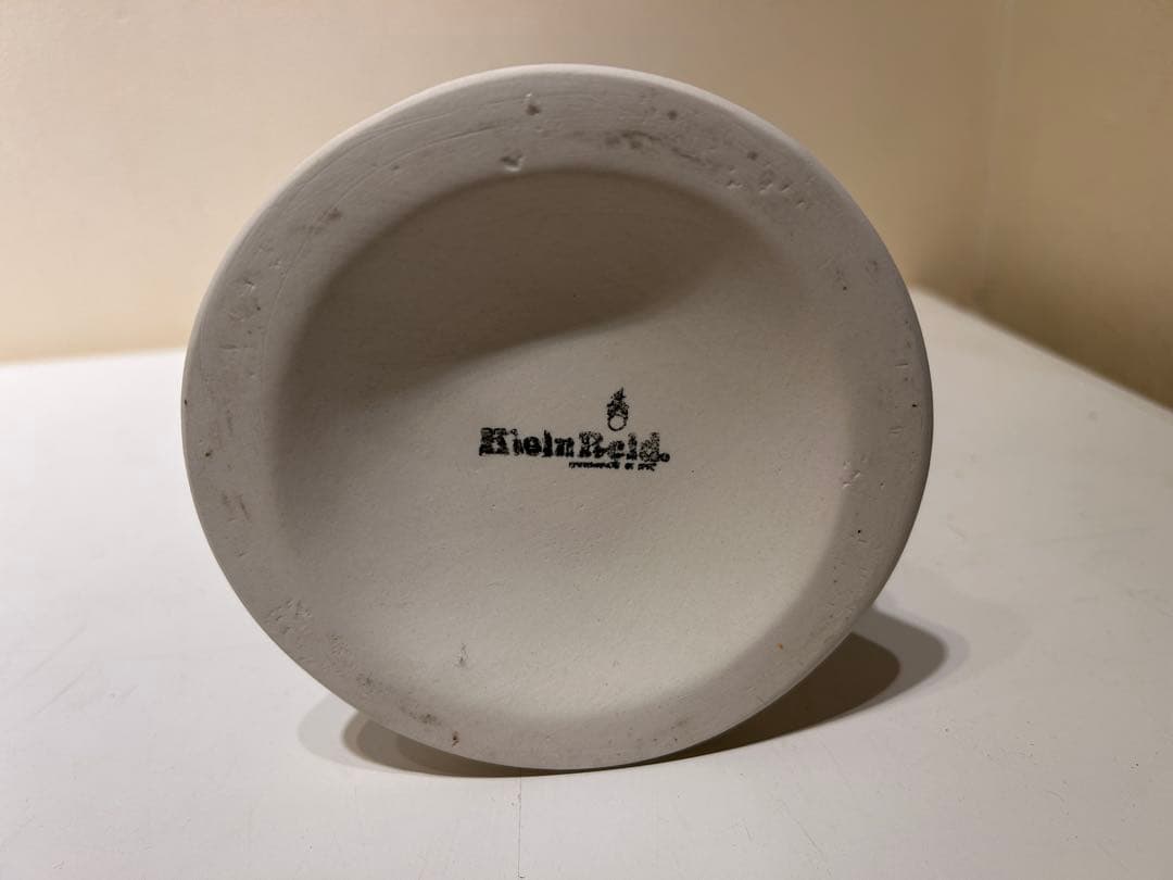 319　Mieln Reld.？　フラワーベース　ストライプ模様　陶器製　展示品