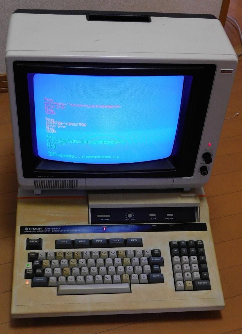 日立カラーディスプレイC14-2170 ブラウン管モニター