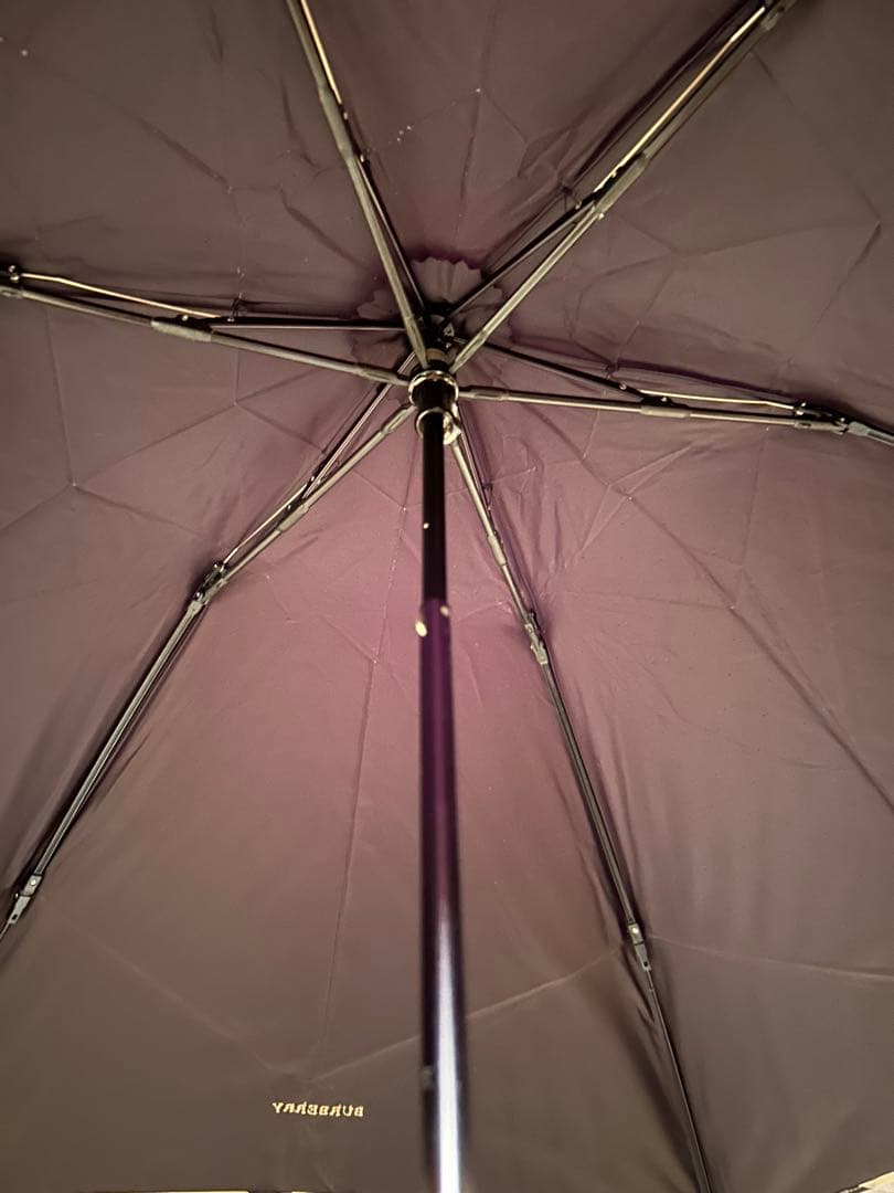 Burberry バーバリー 折りたたみ傘 ブラック