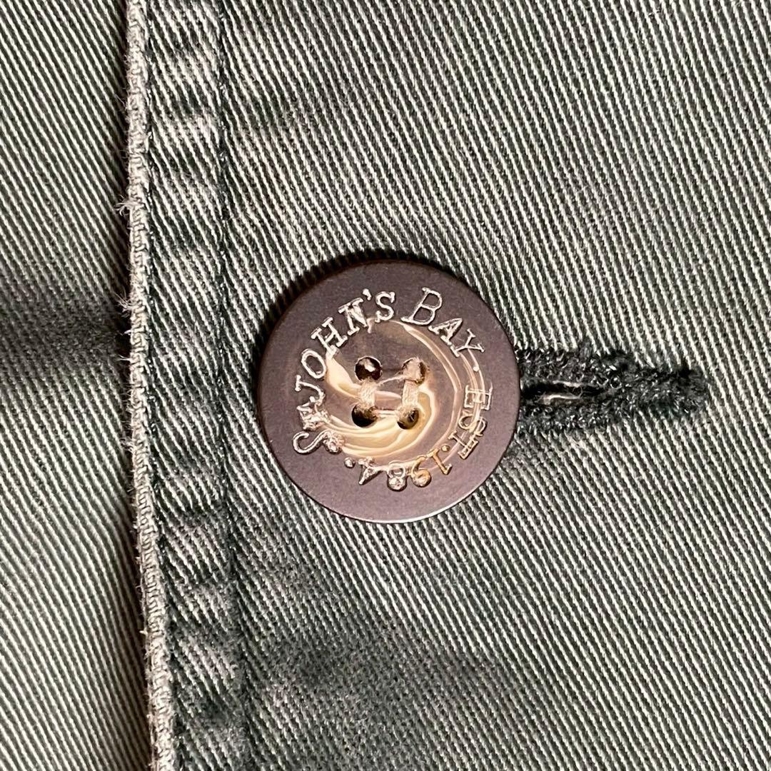 【90s】セントジョンズベイ ハンティングジャケット カバーオール グリーン 緑