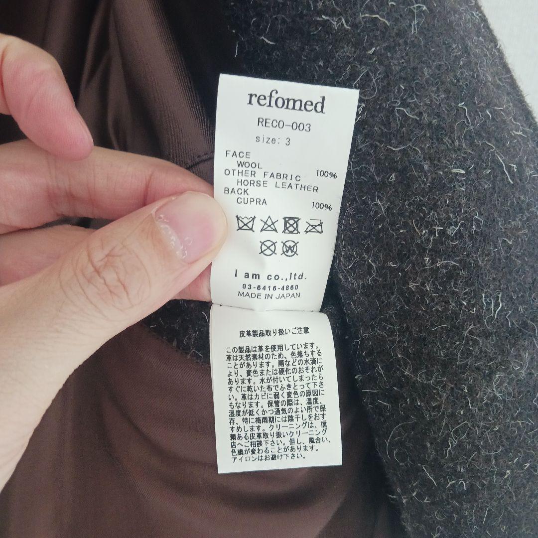 ジャケット・アウター refomed FORMAN OVERSIZED COAT