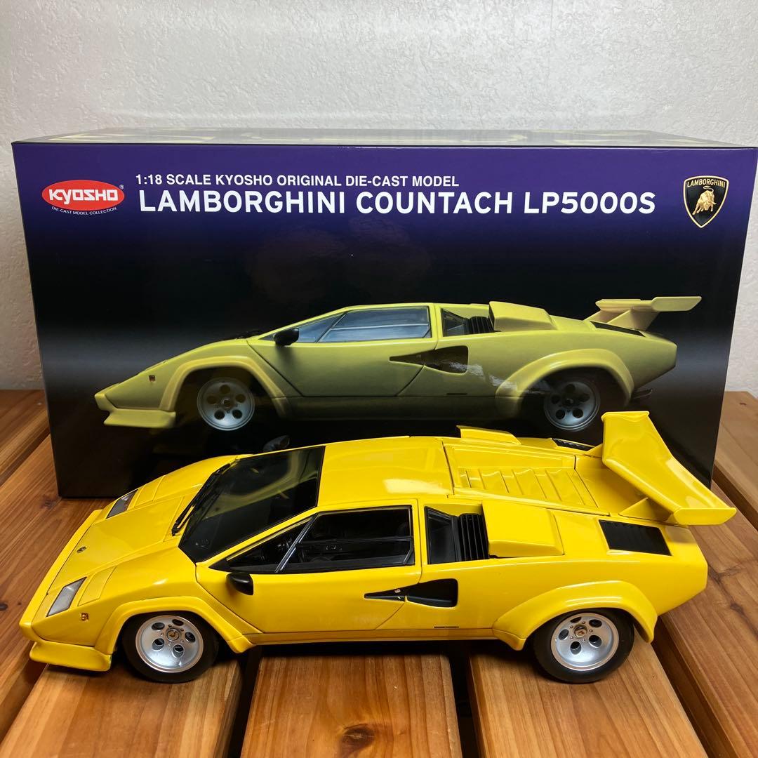 京商 1/18 ランボルギーニ カウンタック LP5000S Yellow