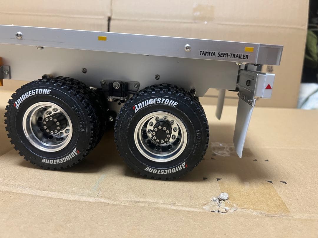 タミヤ セミトレーラー フラットベッド 新品 テスト済み