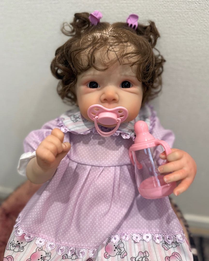 ★新品★リボーンドール キュン顔ベビーちゃん♥47cm