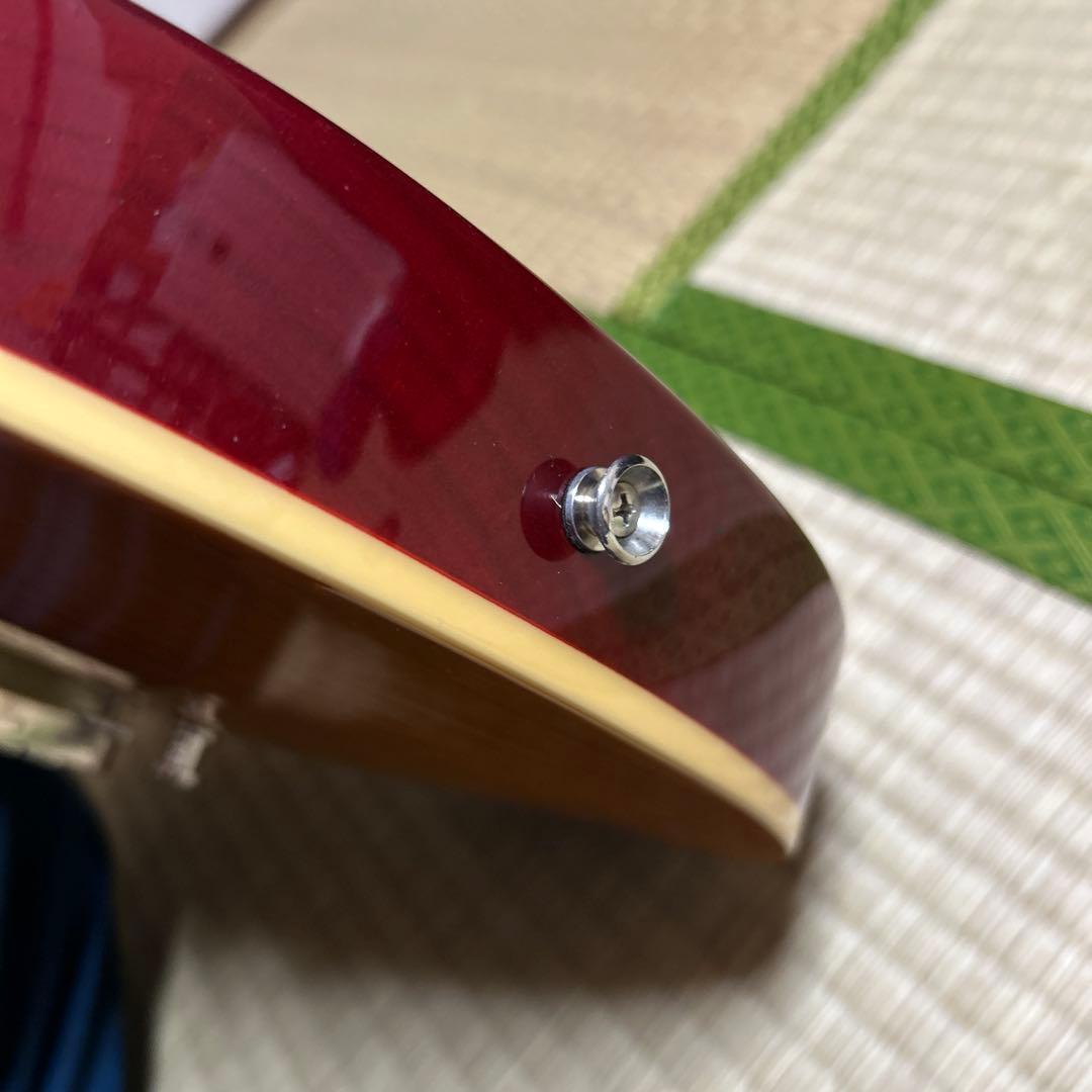 Burny バーニー レスポールタイプ エレキギター オレンジ※テールピース欠品