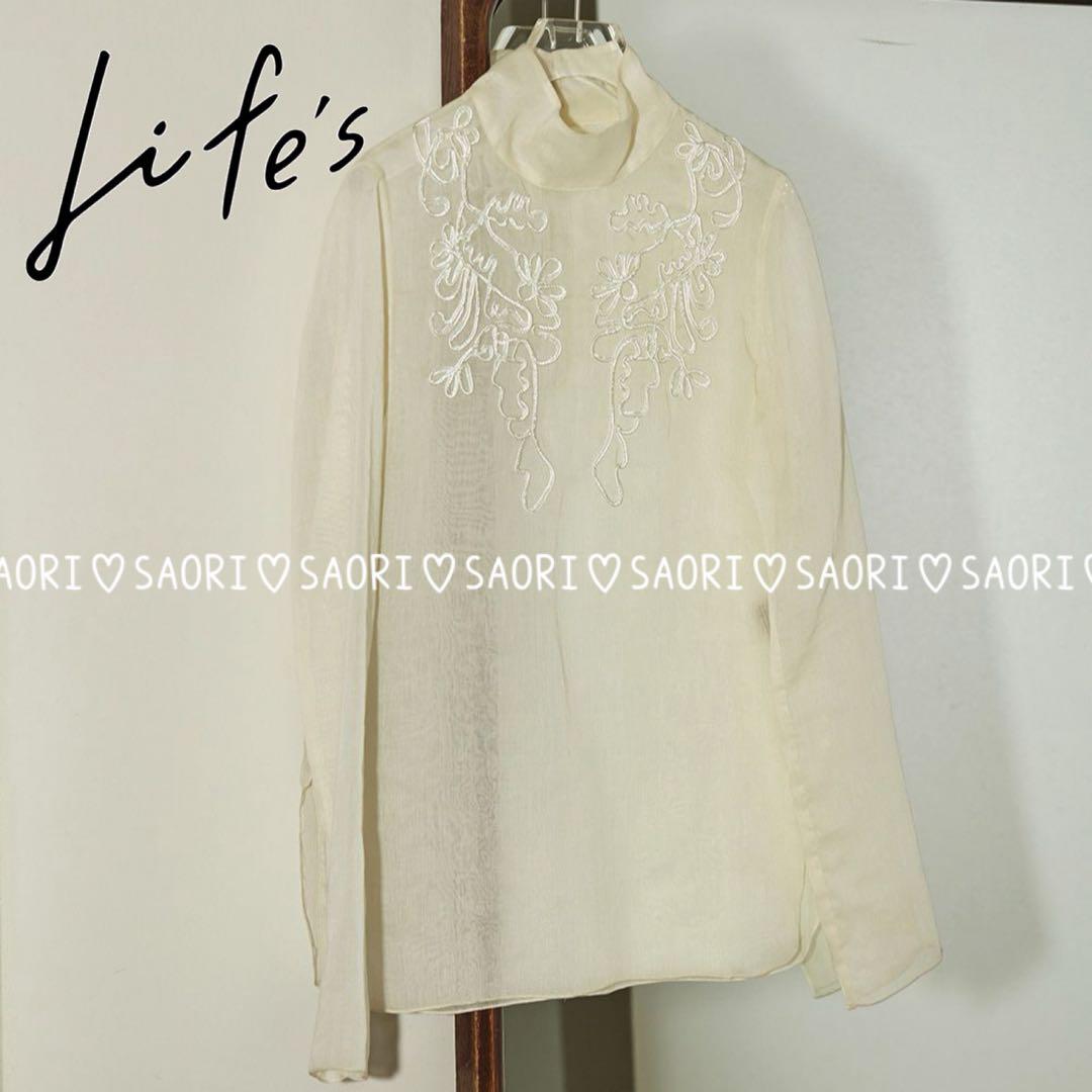 TODAYFUL【未使用に近い】Sheer Embroidery Blouse