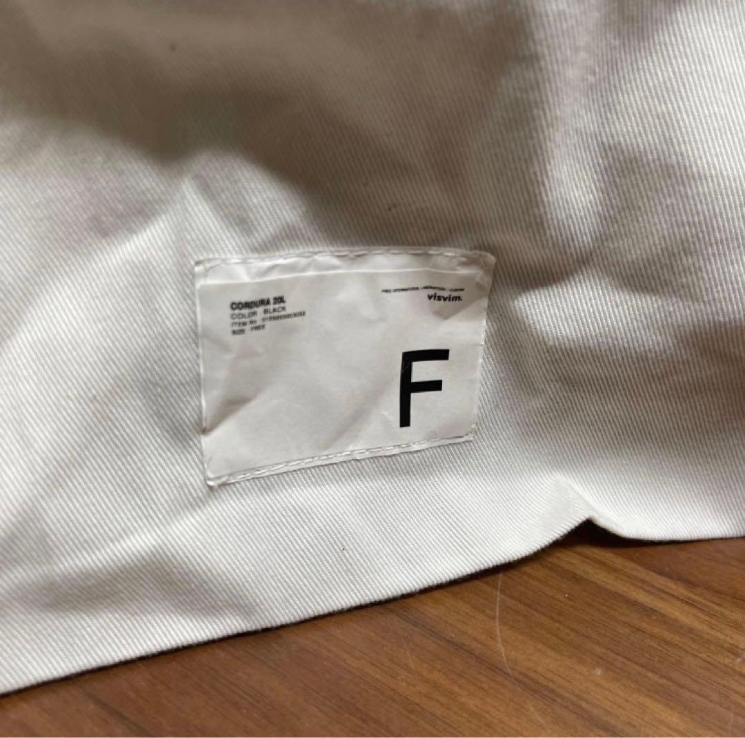 21日まで値下げ　VISVIM CORDURA20Lレザーバックパック 黒