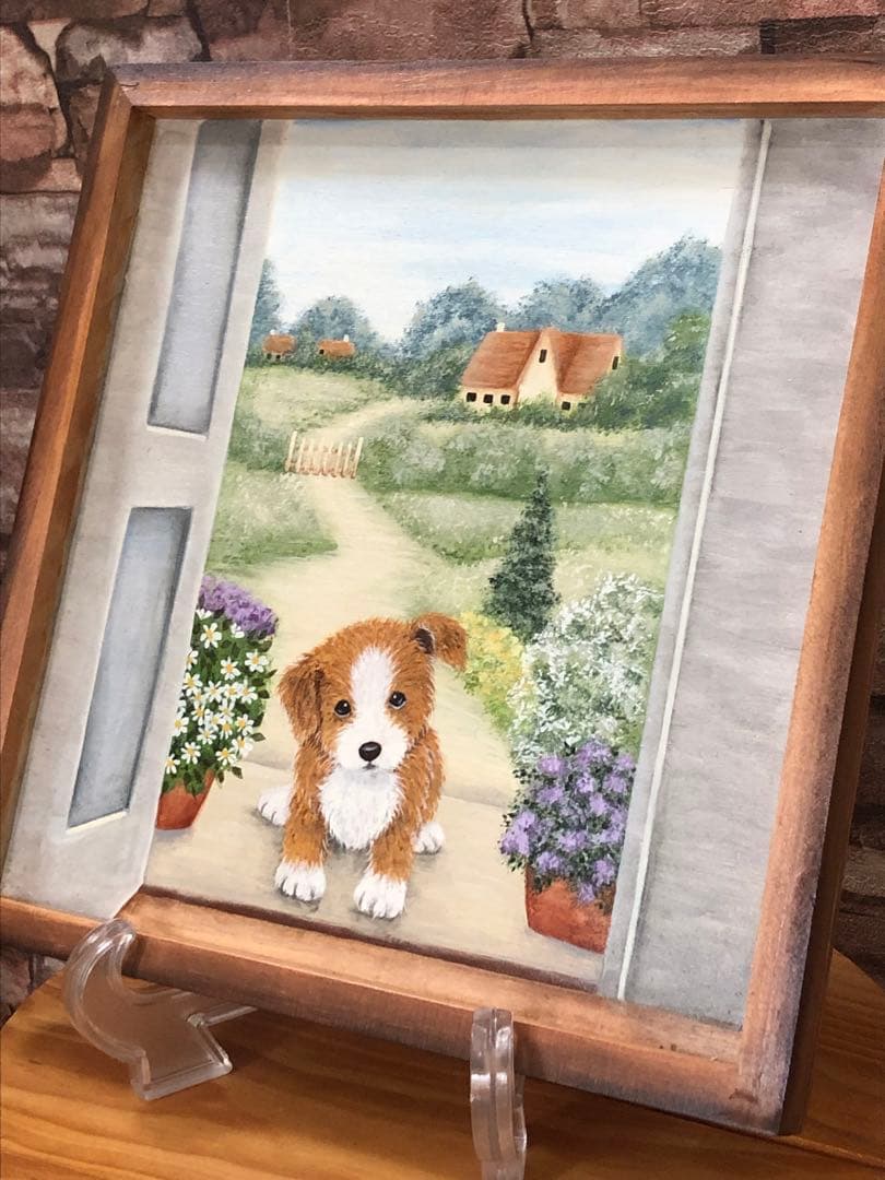 トールペイント  小さな訪問者