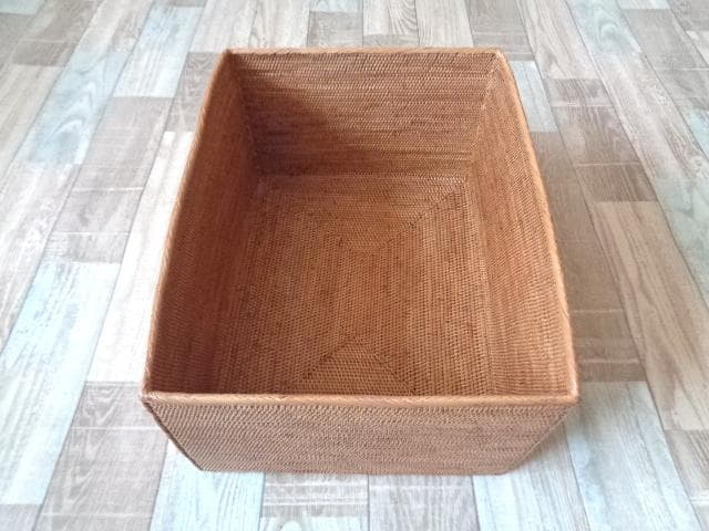 2種類セット●A4＆B4長方形ケース●無地●アタ●バリ島●1021●大きめタイプ