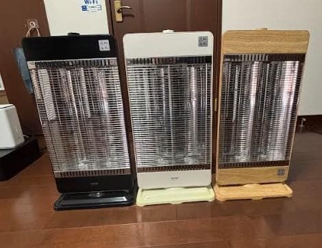 TEKNOS カーボンヒーター 3台セット 白 黒 木目 美品