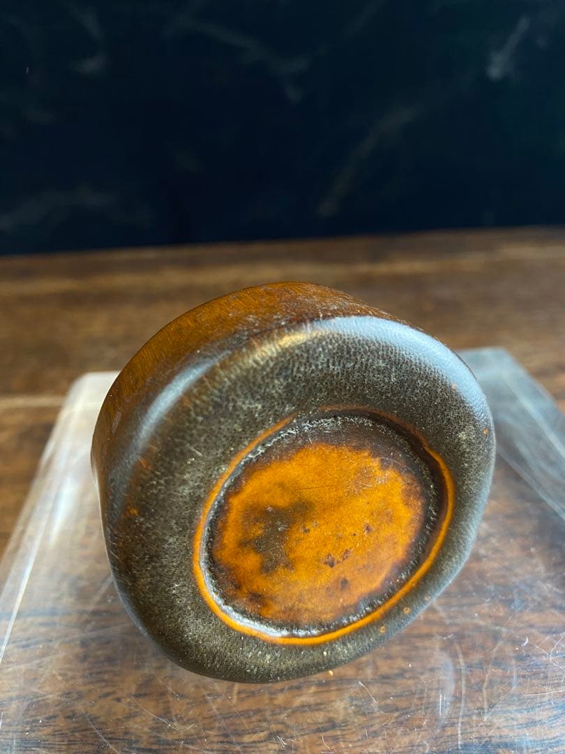 竹製灰皿　水滴　2個セット　木工　竹製品　古美術　骨董品