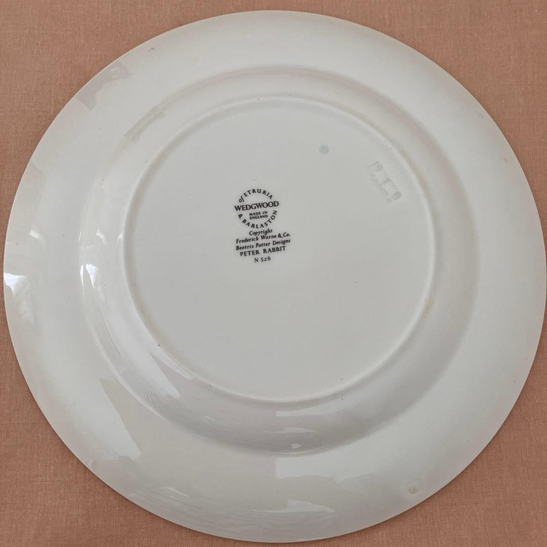 ウエッジウッド ピーターラビット　グリーンライン　マグカップ　プレート