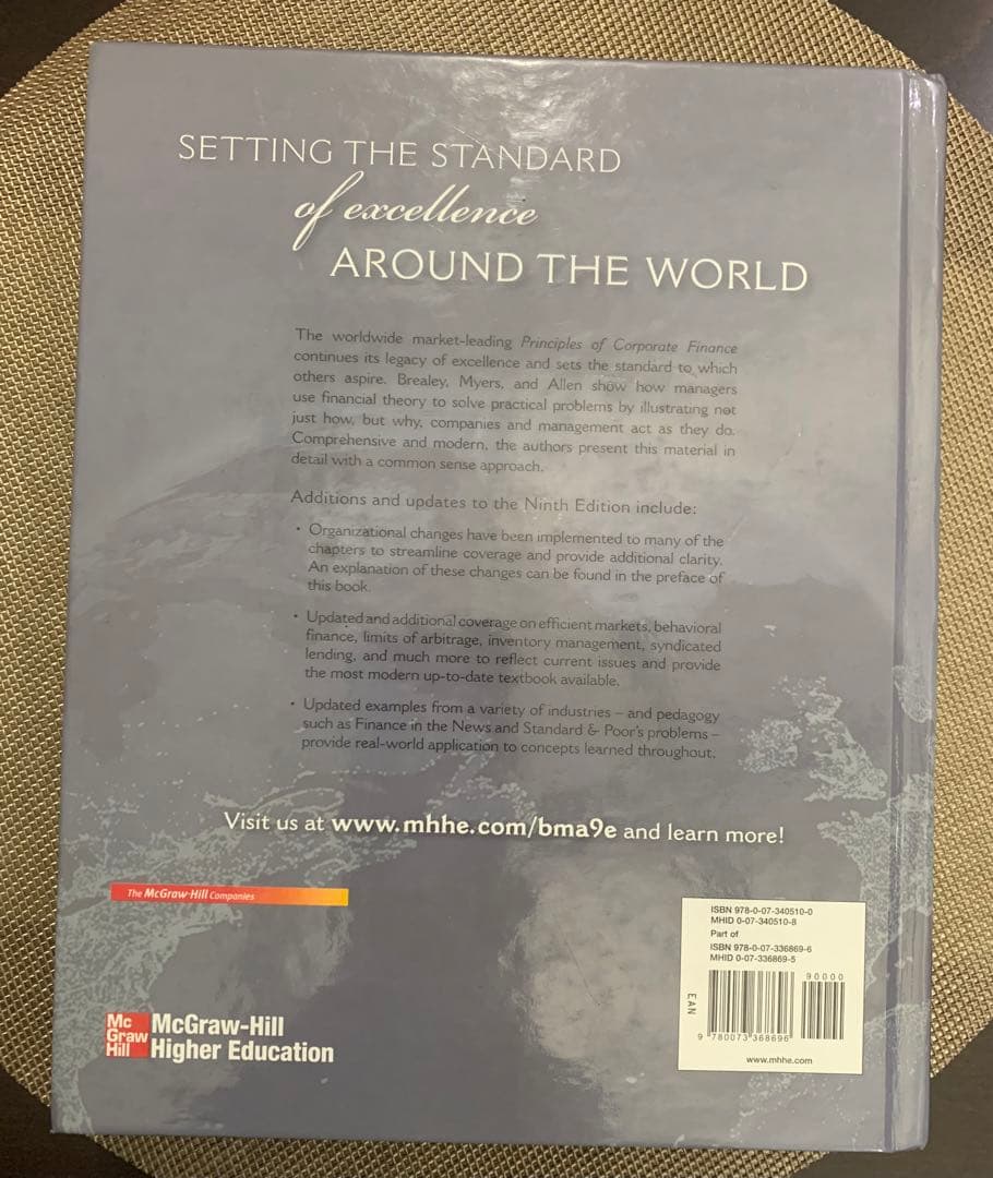 洋書 Principles of Corporate Finance