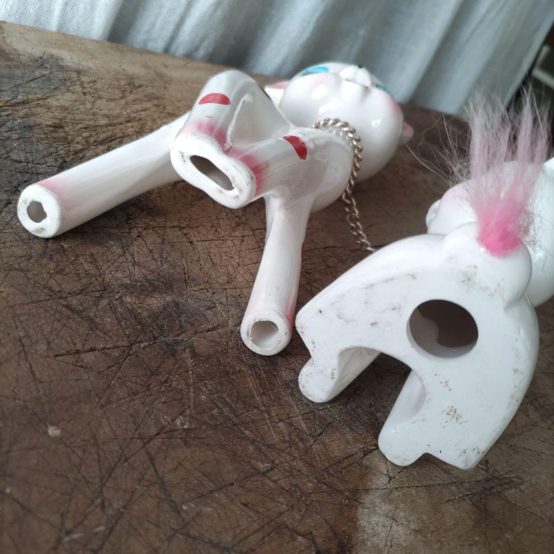 昭和レトロ バンビ 鹿 親子 置物 ヴィンテージ / 内藤ルネ 宇山あゆみ 猫