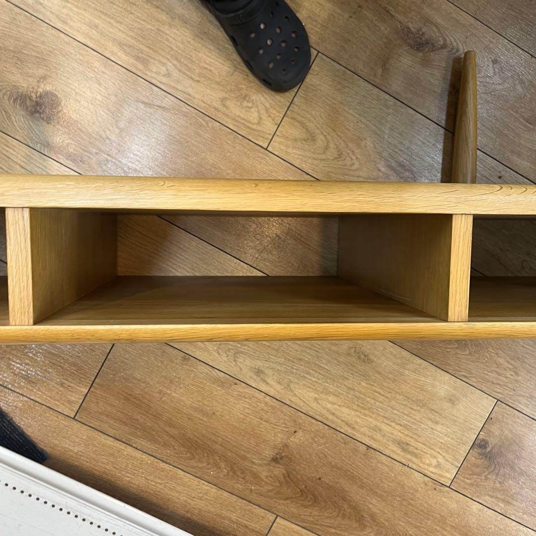 センターテーブル 引き出し付 オーク無垢材 KISSUI 幅120cm