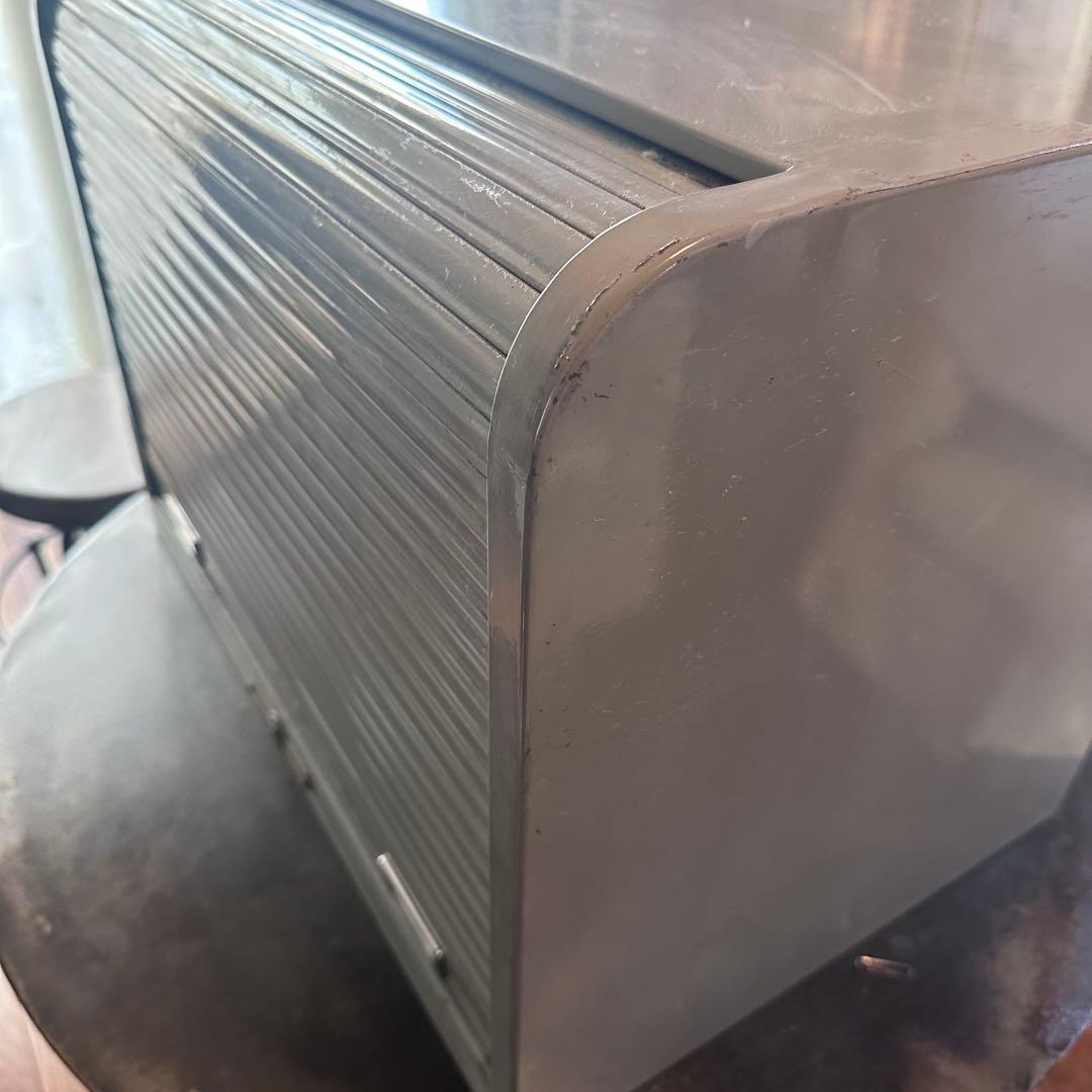 ビンテージ　スチール　シャッターケース　シャッタートレー　トレーキャビネット