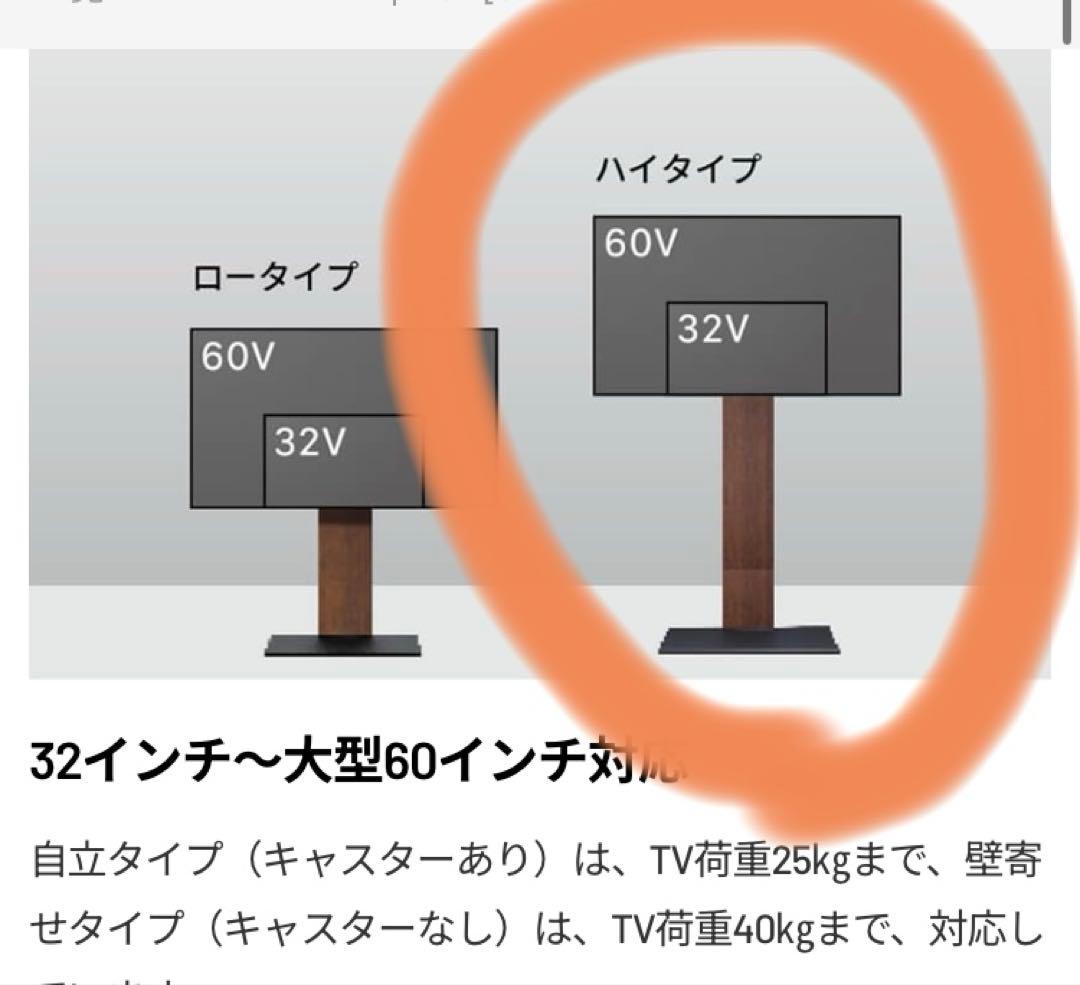 壁よせテレビスタンド　天板2枚付き