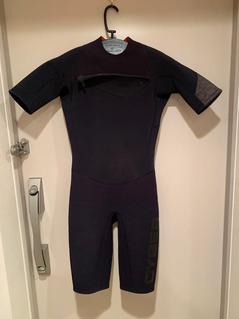 【あ】Cyber スプリング ウェットスーツ ブラックML