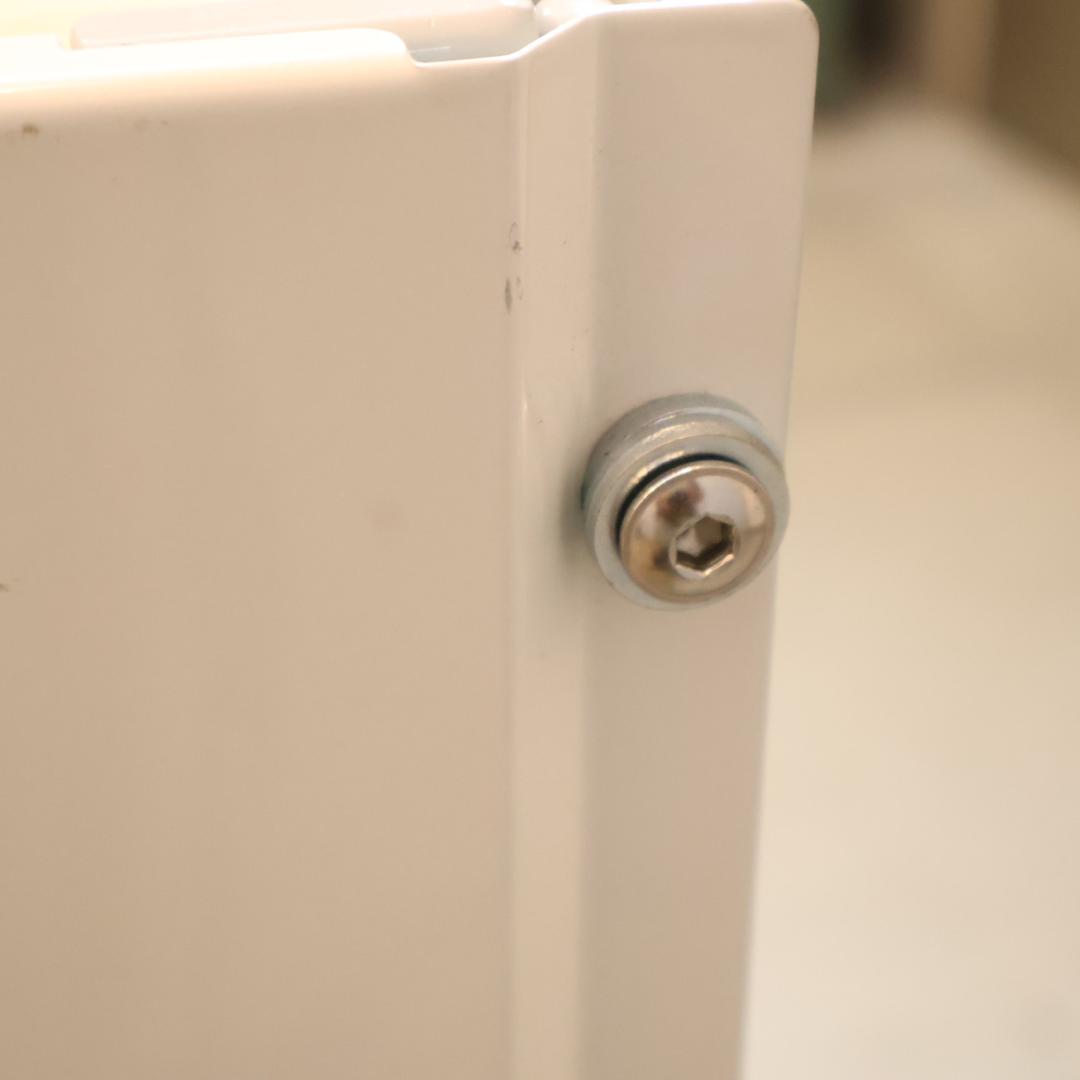 無印良品 MUJI スチール メープル材 3段ユニットシェルフ パネル付 飾り棚