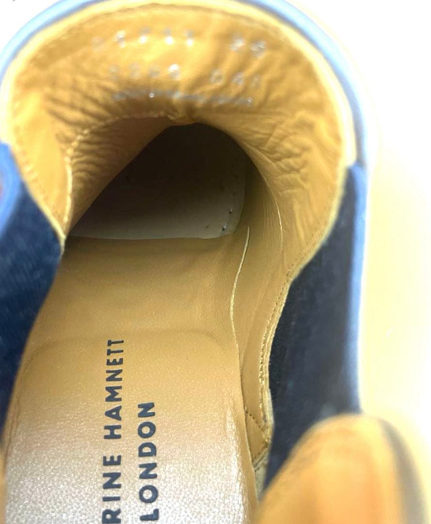 キャサリンハムネットロンドン　サイドゴアブーツ　25㎝