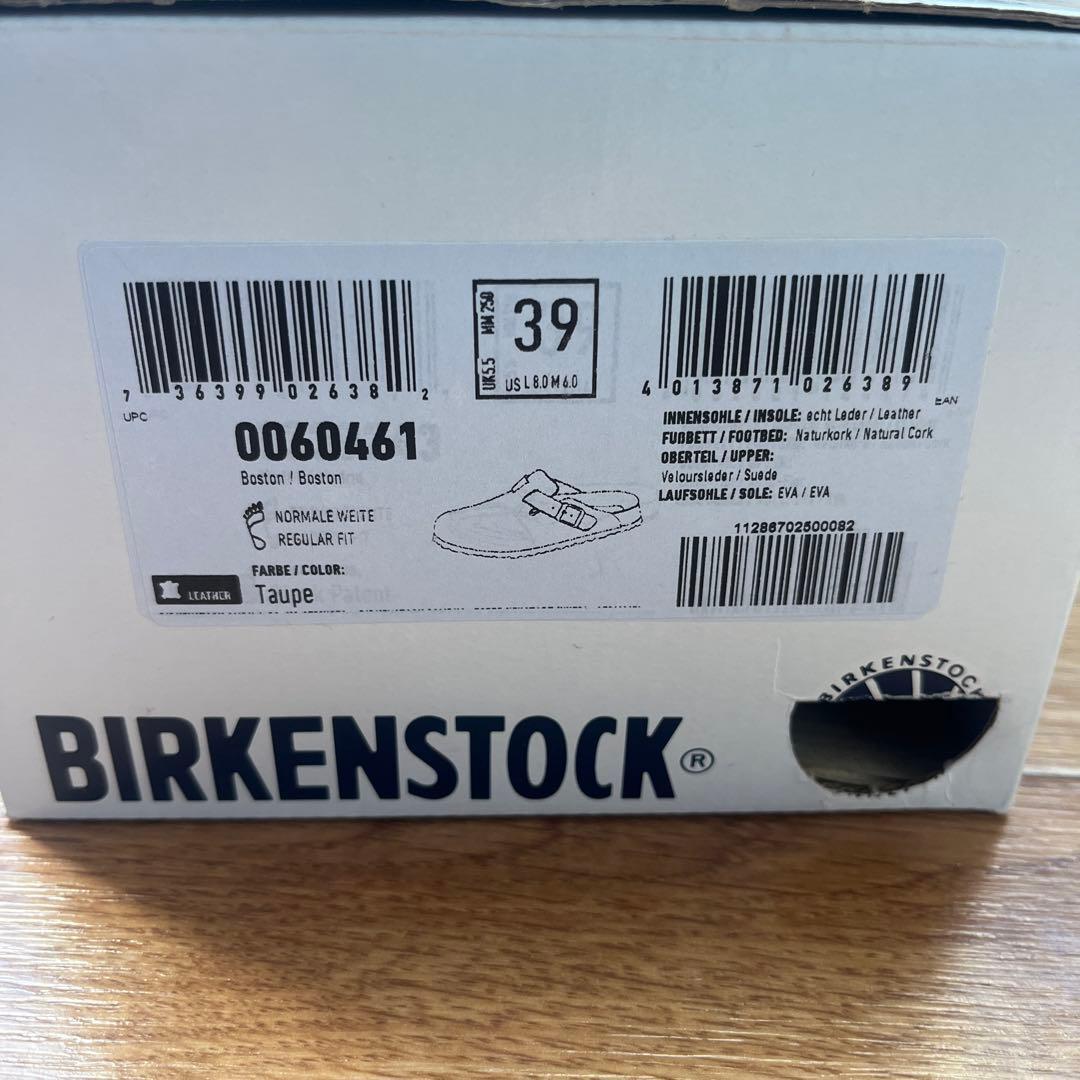 BIRKENSTOCK ビルケンシュトック Boston ボストン 39