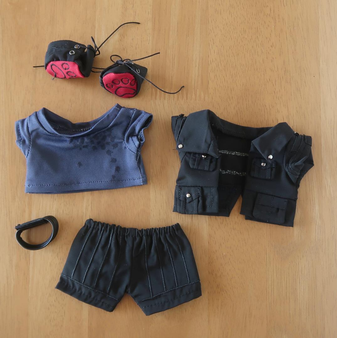 FF15 ノクト　ぬいぐるみ　服セット　ぬい服　20cm　ぬい用　ノクティス