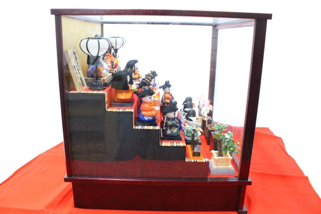 ♡まごころ雛 義光作 木目込 十五人揃 オルゴール ケース入