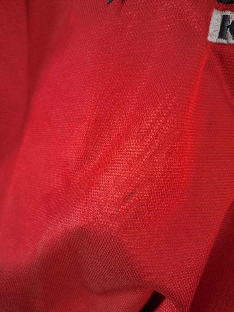 ヴィンテージ KISS RACING バイクジャケット レッドカラー