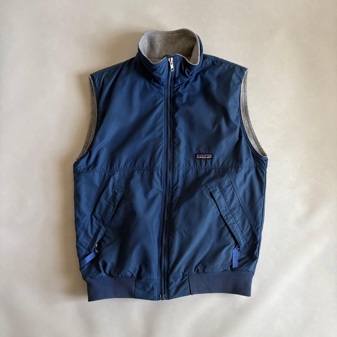 90S Patagonia シェルドシンチラ ネイビー　ベスト　ナイロン