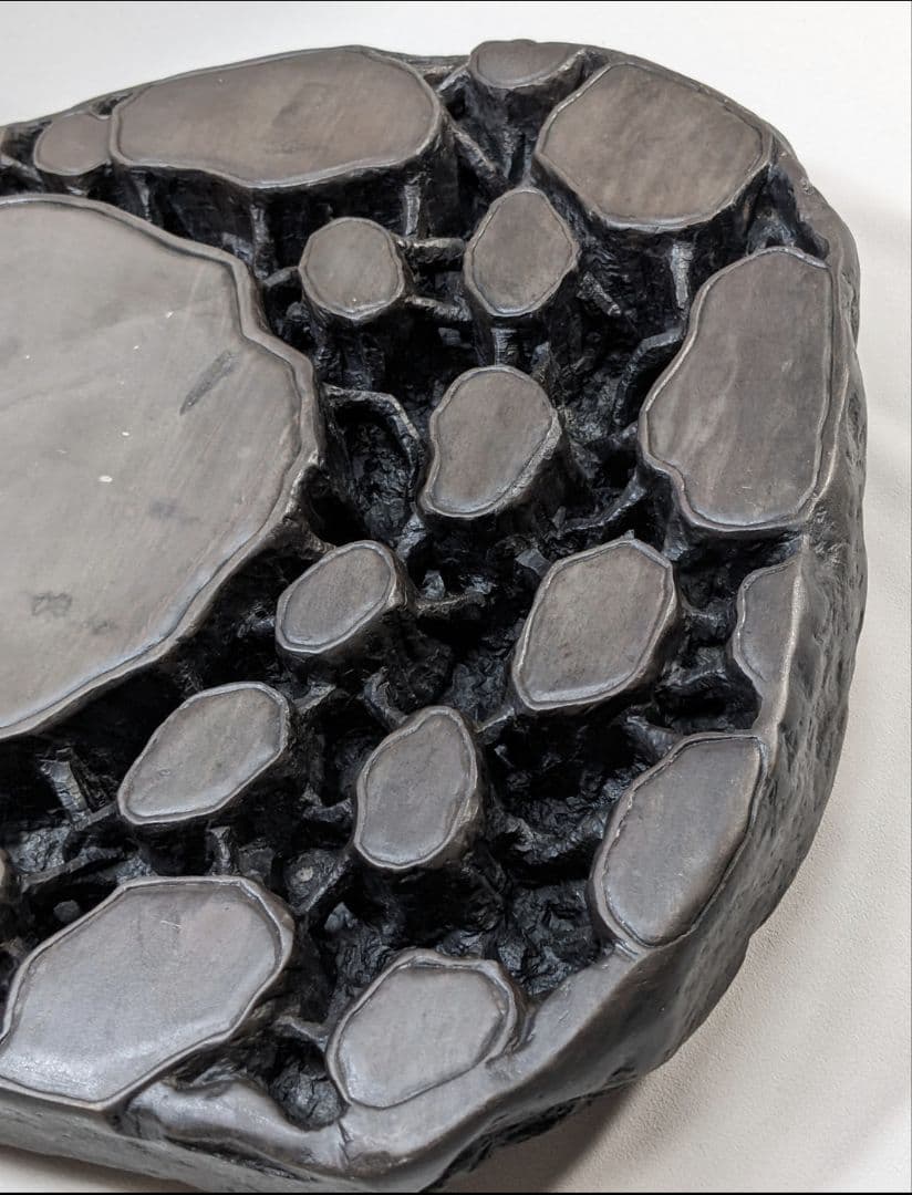 中国端渓硯　超特大硯　石紋　石斑　鋒鋩（ほうぼう）　馬肝色　骨董　書道具　希少品