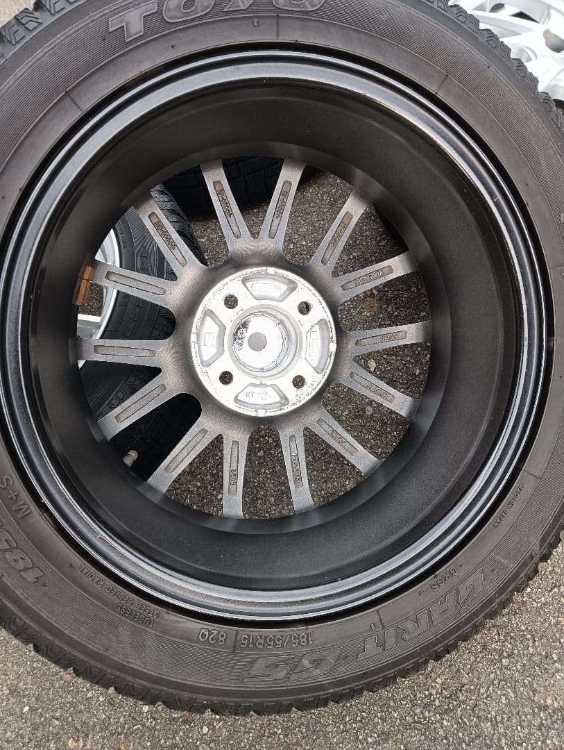 15インチ スタッドレスタイヤホイールセット トーヨー ガリットG5　5.5J