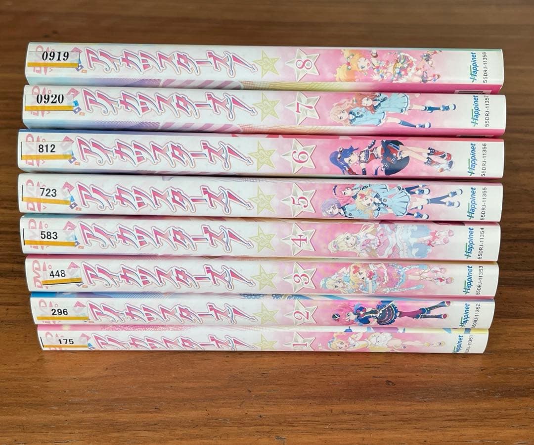 アイカツスターズ! 全34巻＋劇場版付き　DVD 全巻セット